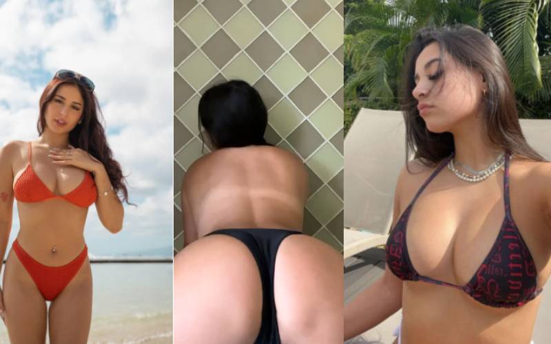Sam Frank Teasing And Dancing With Her Big Tits